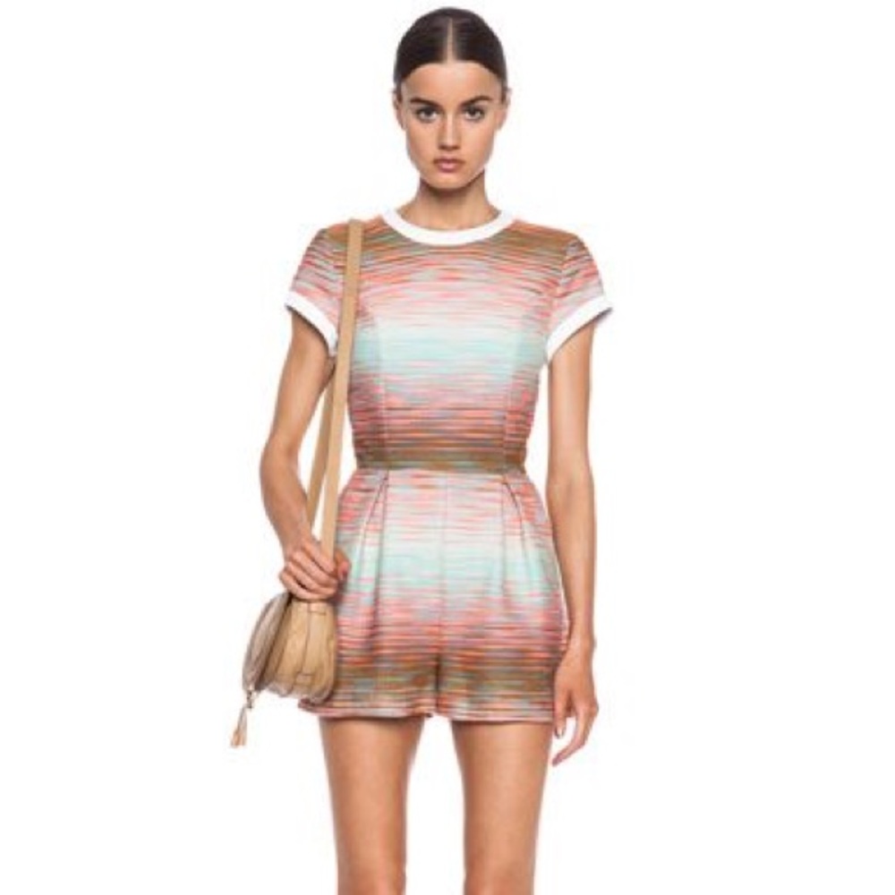 MSGM tweed romper 42